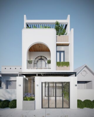 Dự án thiết kế nhà ở tại Mạo Khê Quảng Ninh - Nhà ông Thuyết